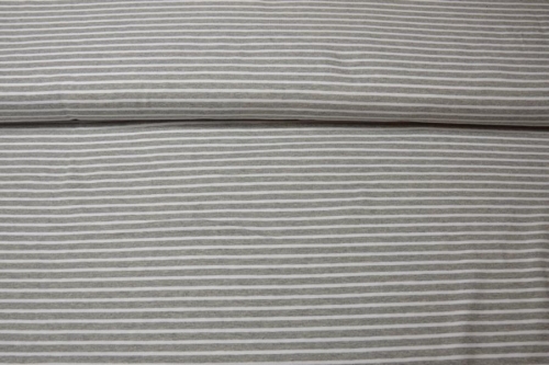 Ringeljersey "Campan" grau / weiß